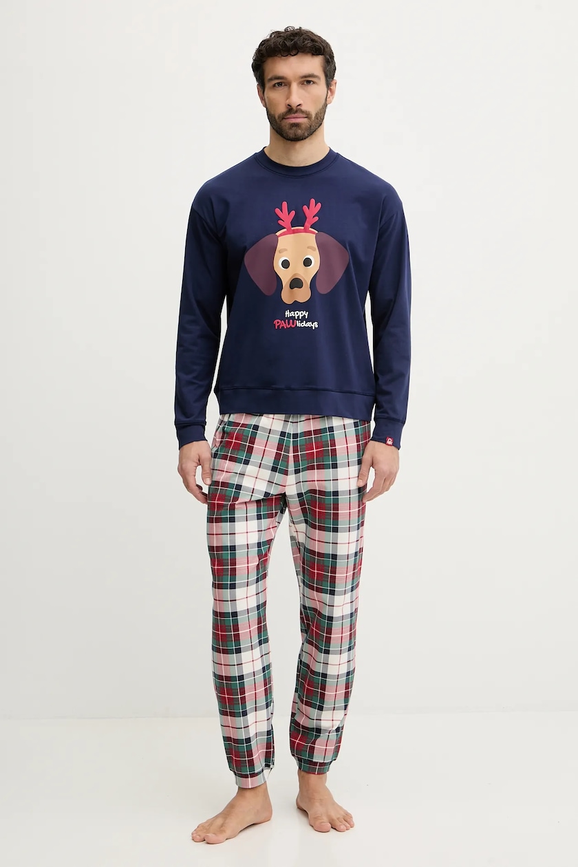 benetton-pigiami-uomo-174mmy-1.jpg Pigiami United Colors of Benetton Uomo negozio online | ANSWEAR.it - immagine 1