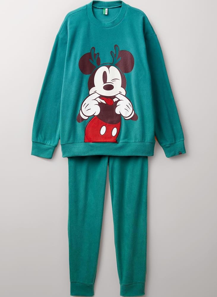 benetton-pigiami-uomo-709qtt-1.jpg United Colors of Benetton Pig(Maglia+Pant) 3I474P032 Set di Pigiama, Verde, S Uomo : Amazon.it: Moda - immagine 1