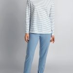 CALIDA Cotton Stripes Set di Pigiama, Oscurante, Endless Sky, 52 54 Donna : Amazon.it: Moda