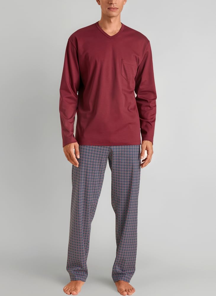 calida-pigiami-uomo-653plh-1.jpg Calida Relax Streamline Set di Pigiama, Opaco, Mars Red, 56 Uomo : Amazon.it: Moda - immagine 1