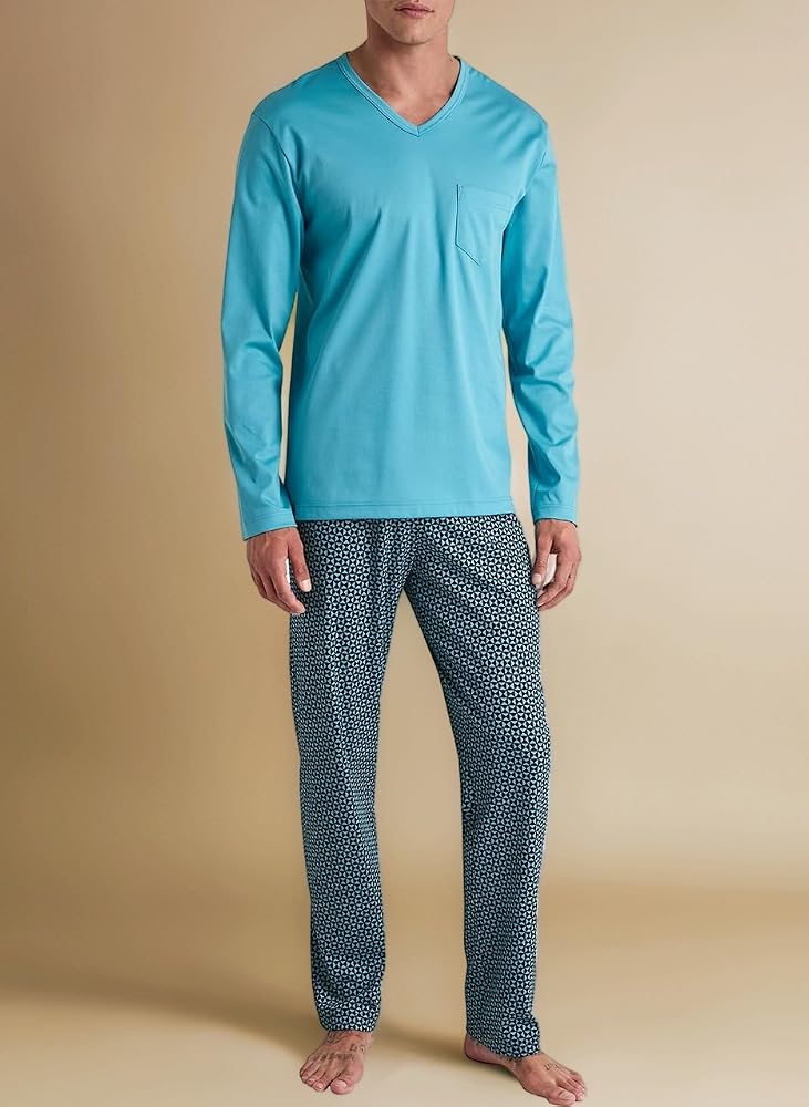 calida-pigiami-uomo-994vtu-1.jpg CALIDA Relax Streamline Set di Pigiama, Blu Acceso, 54 Uomo : Amazon.it: Moda - immagine 1