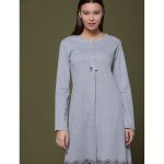 NOIDINOTTE CAMICIA DA NOTTE DONNA MANICA LUNGA CALDO COTONE ART.LA2672