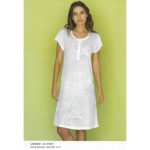 Camicia da notte mezza manica con stampa LINCLALOR art. 03021