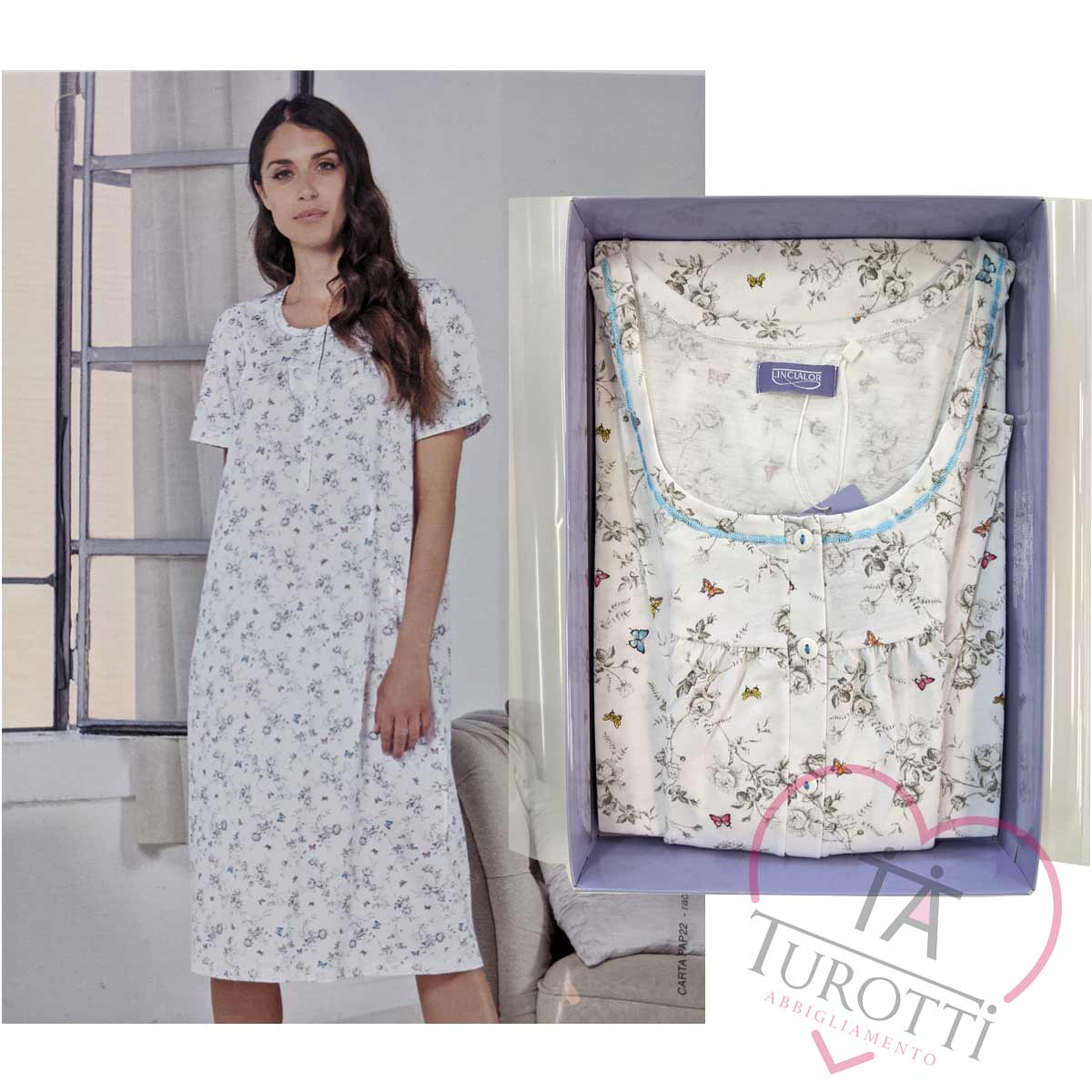 camicie-da-notte-estive-476wnm-1.jpg Camicia da notte taglie curvy estiva serafino Linclalor art 74467 - immagine 1