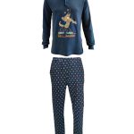 pigiama uomo happy people caldo cotone blu / L