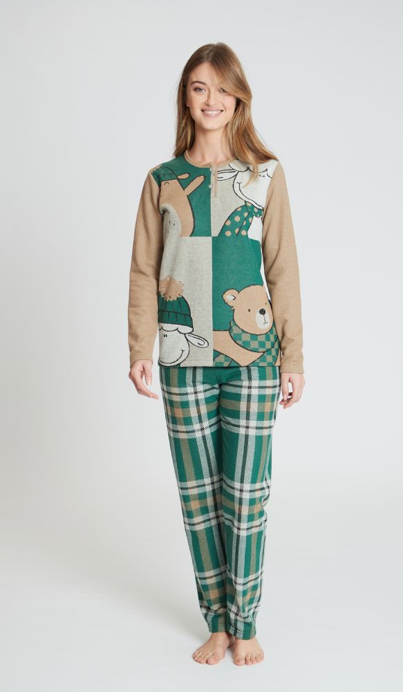 happy-people-pigiami-935bpj-1.jpg Pigiama Donna Serafino Happy People 5737 Punto Milano I.T.C. | Vacchetti - immagine 1