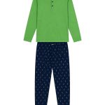 Pigiama Uomo Julipet in Cotone con Pantalone Fantasia