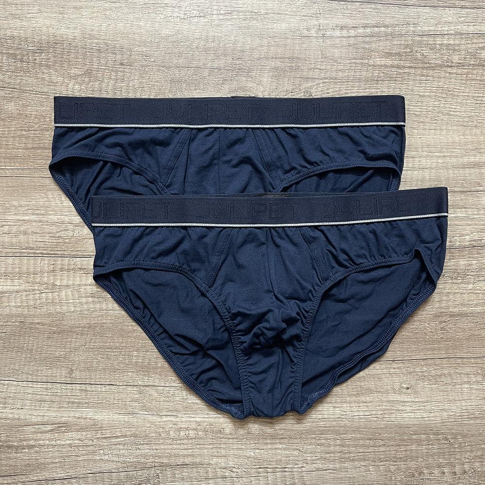 julipet-uomo-130fbd-1.jpg Julipet Confezione 2 Slip Uomo Impiego JPB123 Blu / 3/S - immagine 1