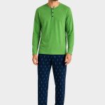 Pigiama Uomo Julipet in Cotone con Pantalone Fantasia