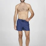 JULIPET Boxer mare uomo, in leggera tela tinta unita blu | Bonini store
