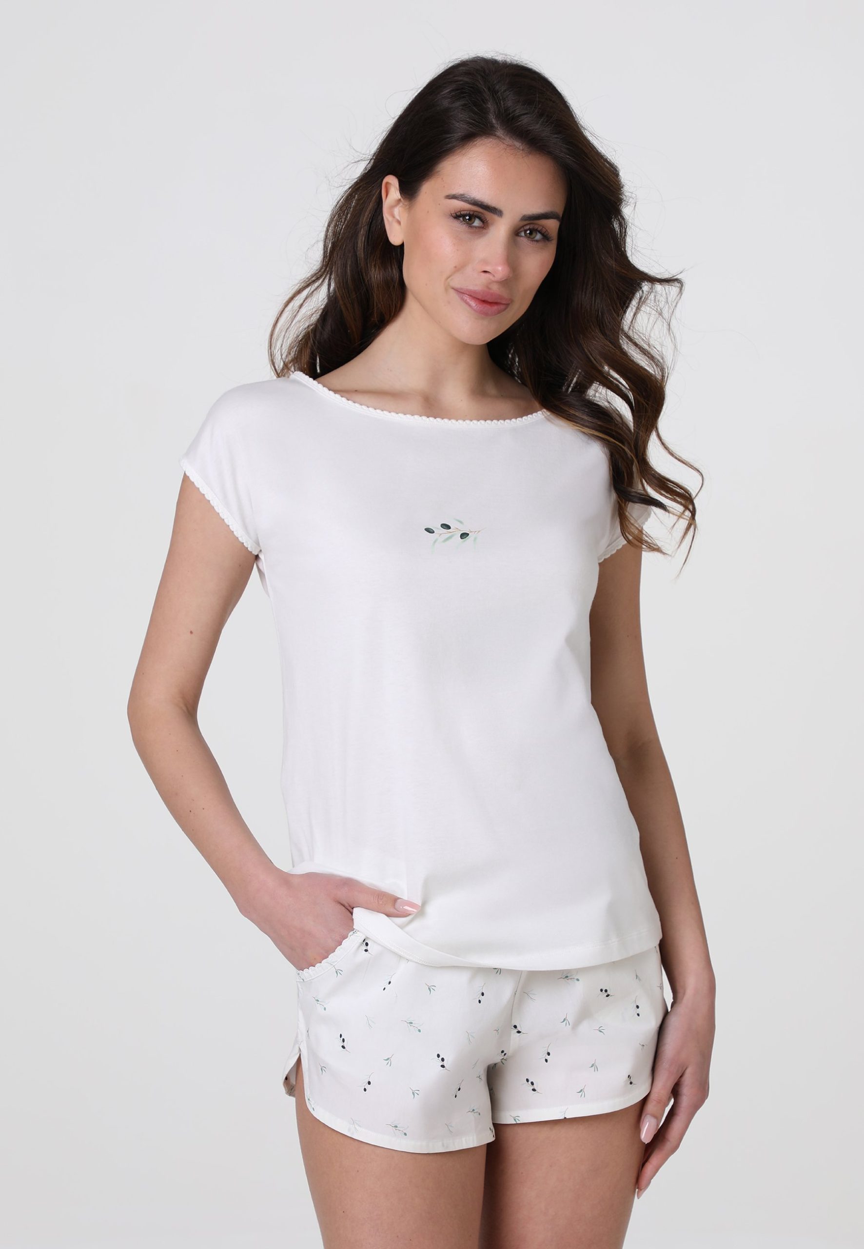 lovable-pigiami-donna-867rdy-1.jpg Lovable LOVABLE PIGIAMA DONNA SET Pigiama bianco latte/bianco Zalando.it - immagine 1