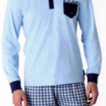 Pigiama uomo Lovable LOD6I Azzurro