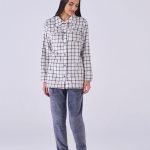 Pigiama donna aperto flannel fleece – pigiamiamoci