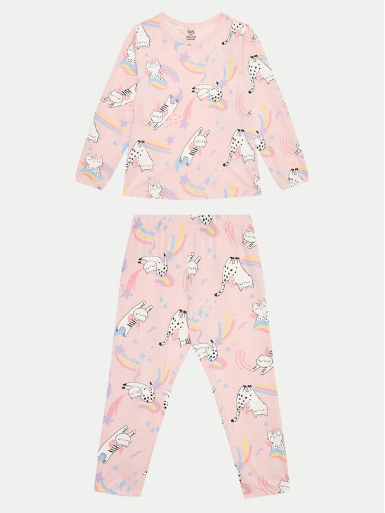 pigiama-bambina-ovs-213tfe-1.jpg OVS Pigiama 2108612 Rosa | Modivo.it - immagine 1