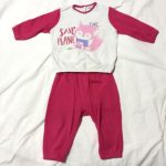 PIGIAMA BIMBA 9 12 MESI 74 OVS Fagottino set completo maglia +pantaloni bambina | eBay