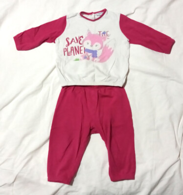 pigiama-bambina-ovs-486sqe-1.jpg PIGIAMA BIMBA 9 12 MESI 74 OVS Fagottino set completo maglia +pantaloni bambina | eBay - immagine 1