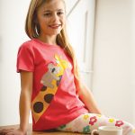 Frugi Pigiama Bimba Lila Giraffa/Rosso Anguria bambina