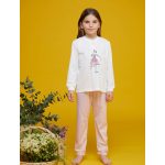 NOIDINOTTE PIGIAMA BAMBINA COTONE M/LUNGA ART.FE2379