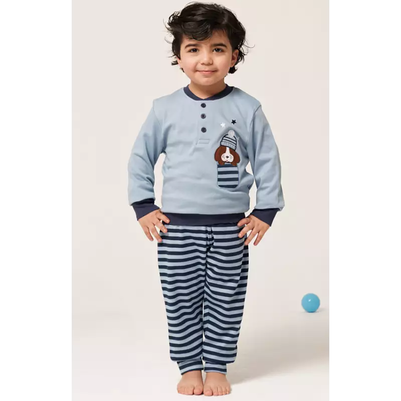 pigiama-bimbo-308fik.webp Pigiama bambino 100% cotone invernale interlock Kissimo 402 - immagine 1