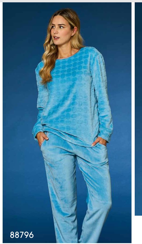 pigiama-ciniglia-donna-191bfr-1.jpg LINCLALOR PIGIAMA DONNA Intimiamo Shop - immagine 1