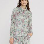 Pigiama donna softy in ciniglia felpata con collo alto NOIDINOTTE