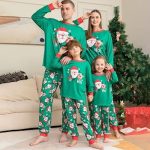 Pigiama natalizio da uomo, 2 pezzi, pigiama da uomo, lungo, Natale, a maniche lunghe, pigiameria, con Babbo Natale e alce stampati, 2 pezzi, per il tempo libero, verde, 3XL : Amazon.it: Moda