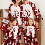 Pigiama Natale per la Famiglia in Cotone