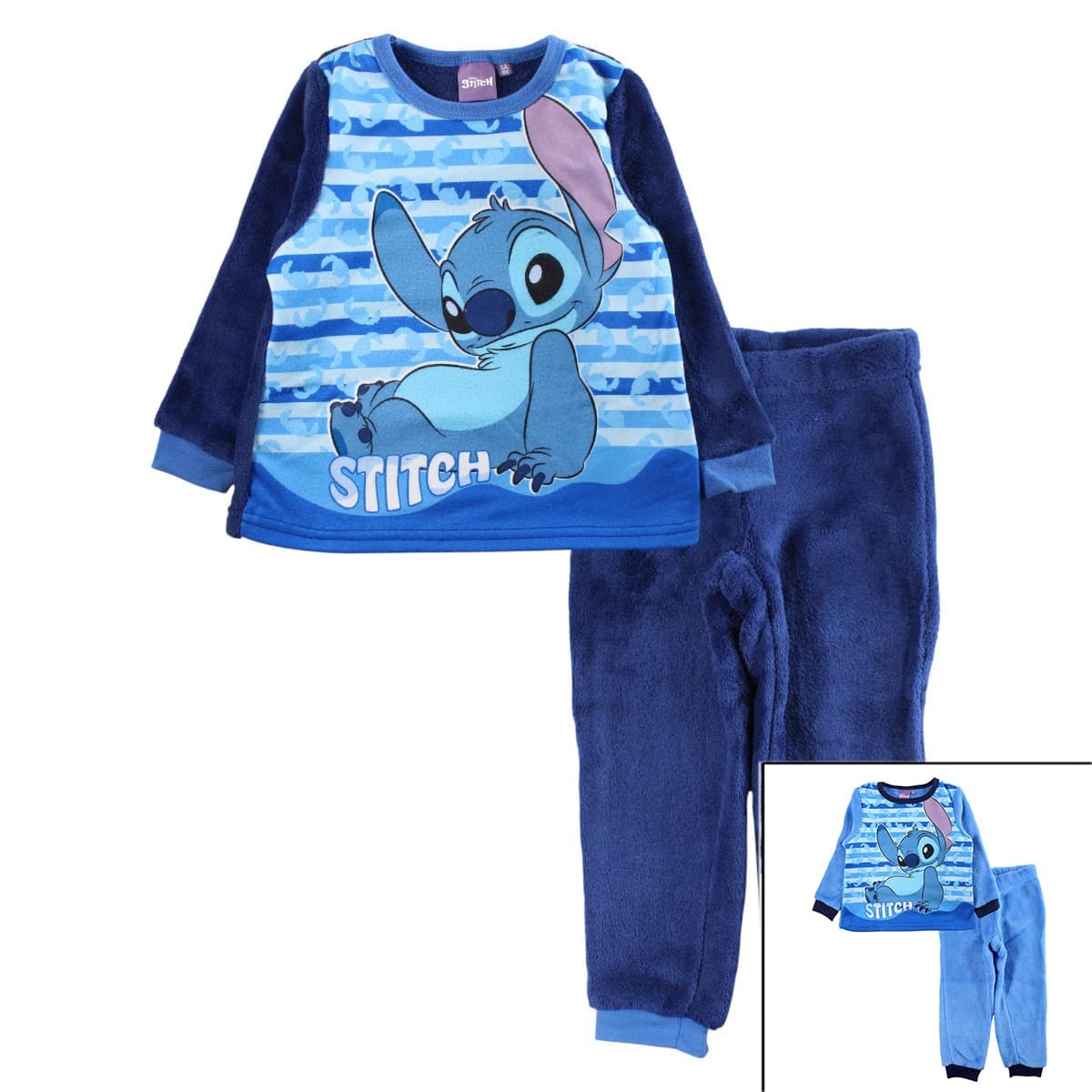 pigiama-di-stitch-771vsp-1.jpg Pigiama in pile di Lilo & Stitch per Bambini - immagine 1