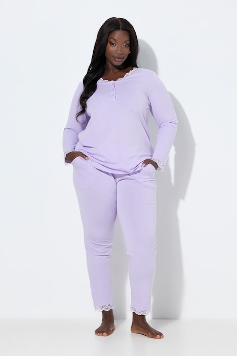 pigiama-donna-con-bottoni-480cvu-1.jpg Pigiami con bottoni donna | Moda taglie forti | Ulla Popken - immagine 1