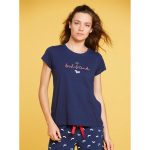 NOIDINOTTE PIGIAMA DONNA CORTO COTONE ART.FA8575