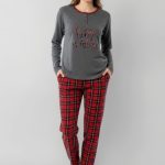Generico Pigiama Donna Invernale Caldo (Peso 200 gr Metro lineare) Pigiama Donna Caldo Cotone Interlock Garzato Lungo Pigiami Disponibili dalla S alla XXL (S Hello Winter Antracite) : Amazon.it: Moda