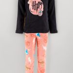 Harry Potter Pigiama per Ragazze, T Shirt e Pantaloni Lunghi Set 2 Pezzi per Ragazza, Pigiama in Morbido Pile Arancia Design Hogwarts, Pigiama Regalo per Bambina | Taglia 6 Anni Arancia : Amazon.it: Moda
