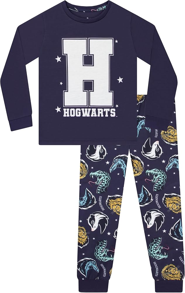 pigiama-harry-potter-bambina-812ckl-1.jpg Harry Potter Pigiama Bambina, Pigiami Ragazza Hogwarts, Pigiama Bambino Manica Lunga, Blu 5 6 Anni : Amazon.it: Moda - immagine 1