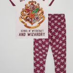 Harry Potter Hogwarts Pigiama da Donna, Taglia 38 42, Colore: Bianco : Amazon.it: Moda