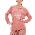 Pigiama Donna Pile Felpato F2325