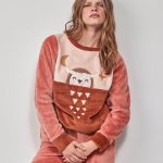 Pigiama donna invernale Gisela in soffice Coral Fleece Art. 20206