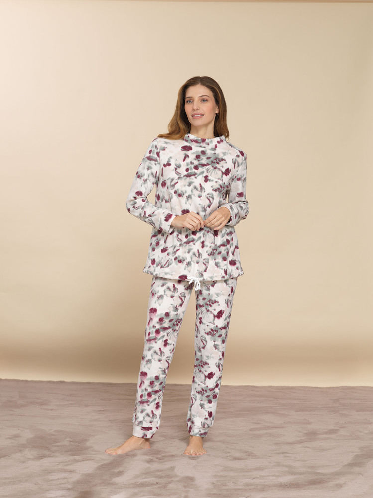pigiama-in-pile-691lhc-1.jpg Pigiama donna in pile Bisbigli - immagine 1