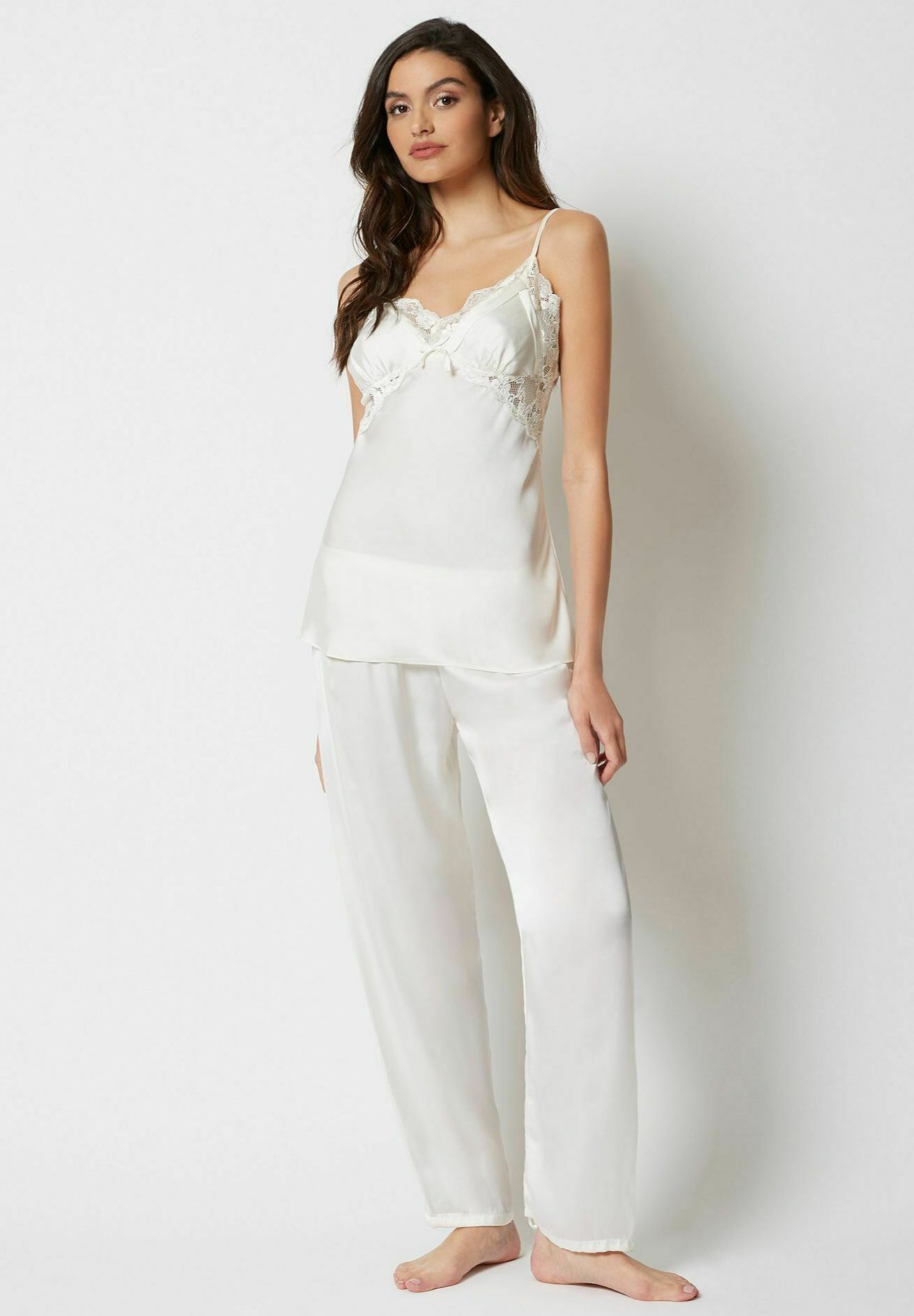 pigiama-in-seta-204nsi-1.jpg Yamamay PRIMULA Pantaloni del pigiama seta/bianco sporco Zalando.it - immagine 1