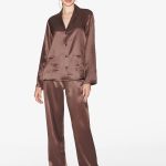 Pigiama lungo in seta La Perla PIGNNSILK/N020288