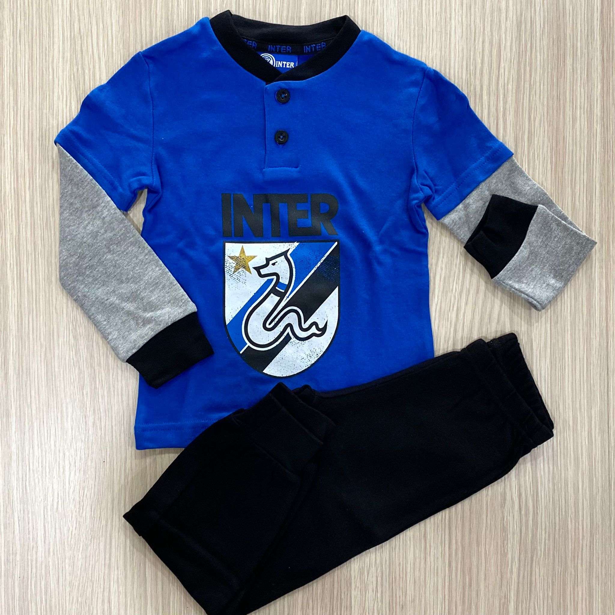 pigiama-inter-497qvz-1.jpg Pigiama bambino Inter | Crazy Generation - immagine 1