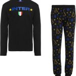 Inter Pigiama Xmas, Unisex Adulto, Nero, L, Blu : Amazon.it: Moda