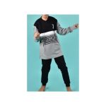 Pigiama Juventus FC ragazzo bimbo junior B2JU15131 grigio melange