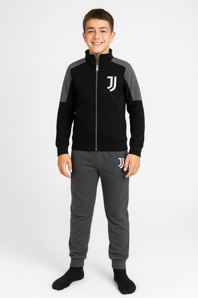 pigiama-juventus-198vsj.png PIGIAMA TUTA TEMPO LIBERO UOMO RAGAZZO PILE CALDO ZIP SQUADRA JUVENTUS ART.JU14134 - immagine 1