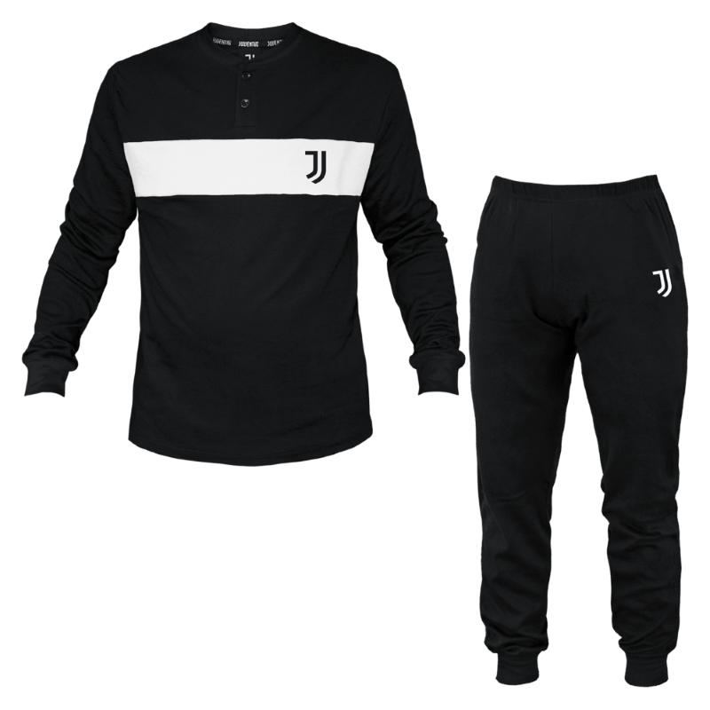 pigiama-juventus-670oip-1.jpg FC Juventus Hermet Pigiama Serafino Junior - immagine 1