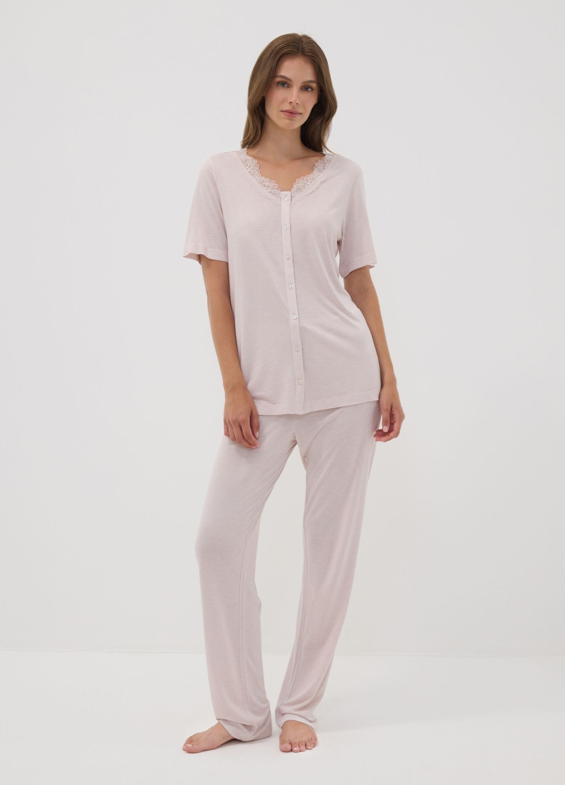pigiama-lungo-donna-607dzs-1.jpg Pigiami lunghi da Donna | OVS - immagine 1