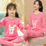 Abiti coordinati per mamma e figlia Pigiama Family Look Madre Figlia Figlio Homewear Pigiama di cotone Bambini Vestiti per mamma e me AliExpress 1501