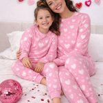 Mom and daughter matching pajamas Etsy Italia