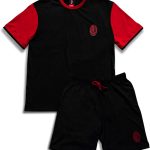 hermet Milan, Pigiama Corto Uomo Cotone, T Shirt Maniche Corte e Pantaloncino, Pigiama Uomo Cotone Leggero Estivo, 100% Jersey di Cotone, Rosso e Nero, Taglia L : Amazon.it: Moda