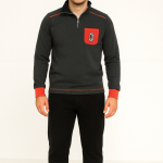 PIGIAMA TUTA UOMO RAGAZZO CALDO PILE POLSINI ZIP SQUADRA MILAN ART.MI14085