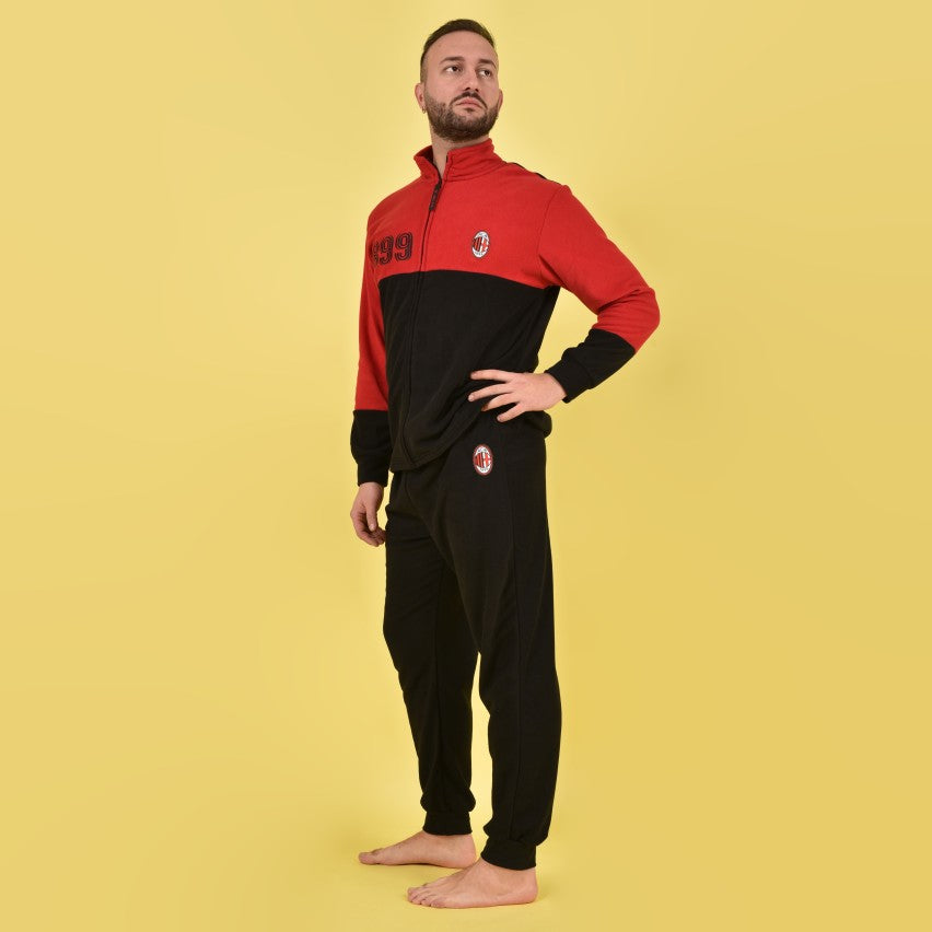 pigiama-milan-935ssu-1.jpg Pigiama uomo stile tuta Milan Pile PIGMP101030 - immagine 1